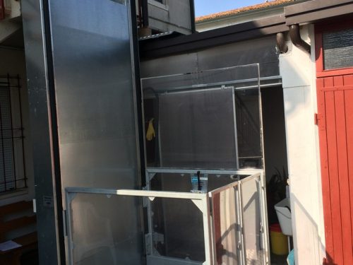 Nuova installazione piattaforma elevatrice per disabili a Ravenna